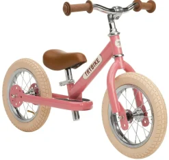 Løbecykel - Trybike med to hjul, Rosa