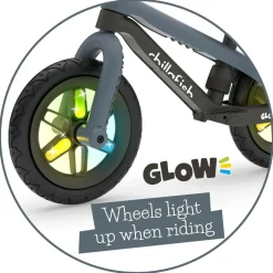 Løbecykel BMXie GLOW - Antracit (2-5 år)
