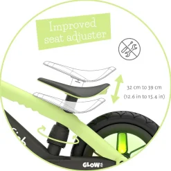 Løbecykel BMXie GLOW - Pistacie (2-5 år)