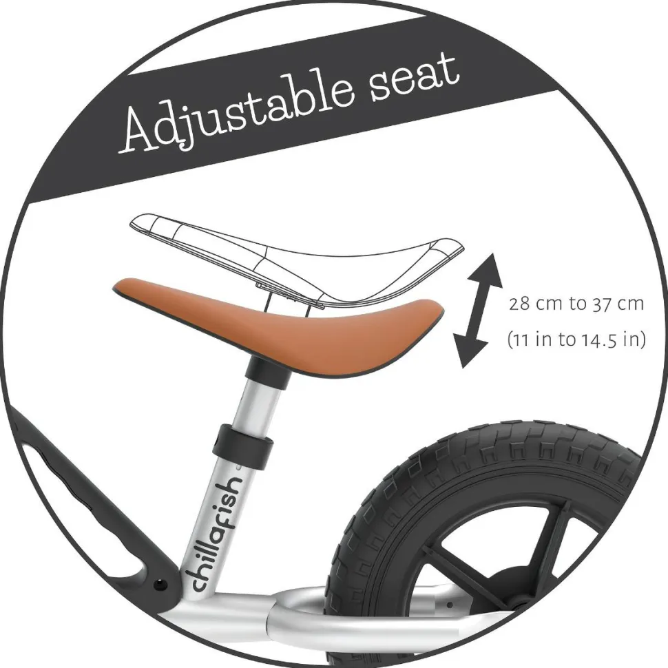 Løbecykel Charlie - Sølv (18 mdr - 4 år)