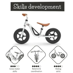 Løbecykel Charlie - Sølv (18 mdr - 4 år)