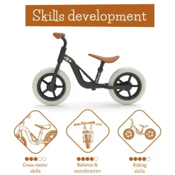 Løbecykel Charlie - Sort (18 mdr - 4 år)