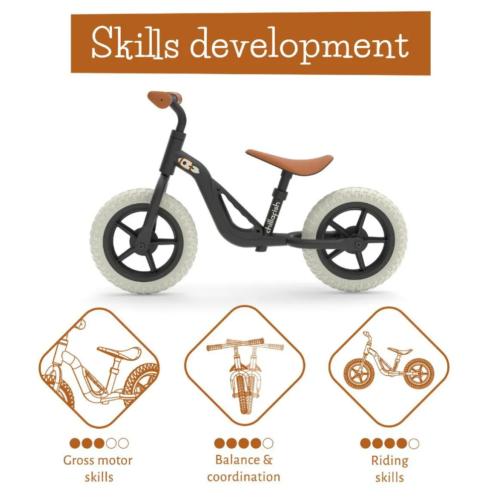 Løbecykel Charlie - Sort (18 mdr - 4 år)