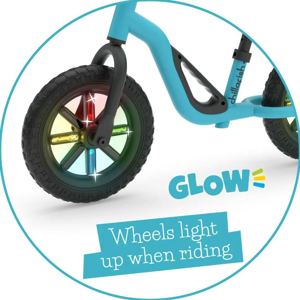 Løbecykel Charlie GLOW - Blå (18 mdr - 4 år)