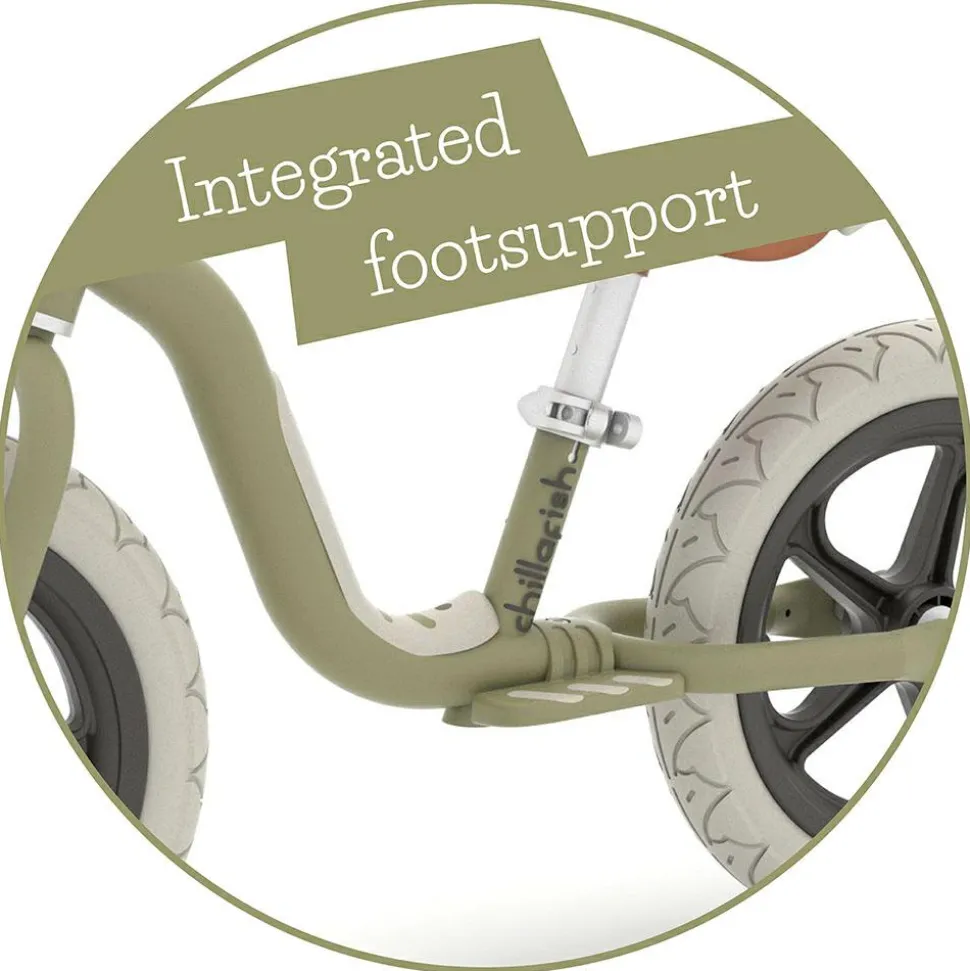 Løbecykel Charlie LUX - Oliven (2-5 år)