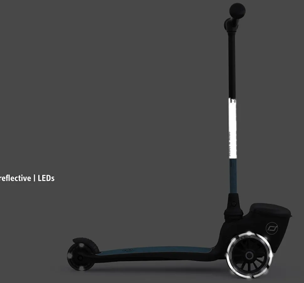 Løbehjul - Highwaykick 2 Lifestyle m. LED, Steel