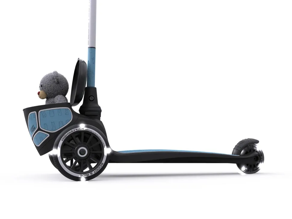 Løbehjul - Highwaykick 2 Lifestyle m. LED, Steel