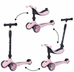Løbehjul/Løbecykel - Kick'n'Ride, Rosa