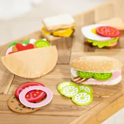 Legemad - Sandwich af filt, 33 dele