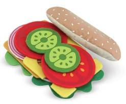 Legemad - Sandwich af filt, 33 dele
