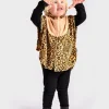 Leopard-dragt, str. 1-4 år