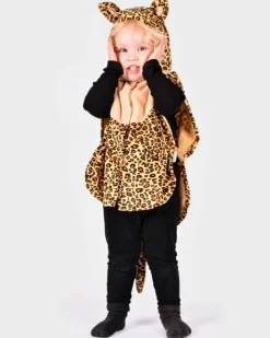 Leopard-dragt, str. 1-4 år