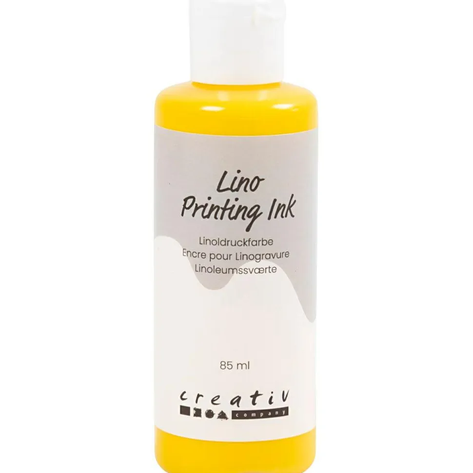 Linoleumssværte 85 ml. - Gul