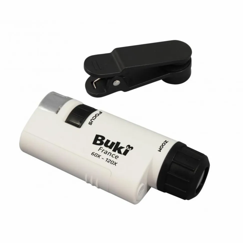 Lommemikroskop inkl. smartphone adapter