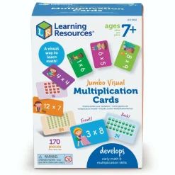 Læringskort - Øv multiplikation