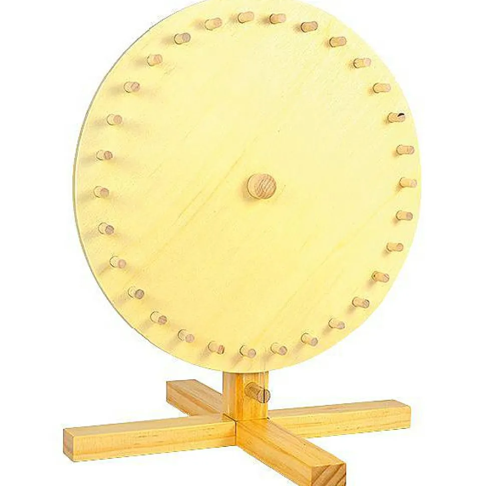 Lykkehjul i træ - Ø30 cm.