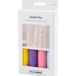 Lyspenne - Blå/pink/lilla/gul, 4 x 30 ml