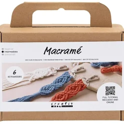 Macramé kit mini - Nøgleringe