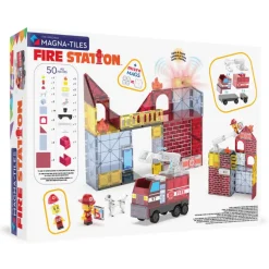 Magna-Tiles | Brandstation med lyd og lys, 50 stk