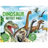 Malebog A3 inkl. stickers - Dinosaurer