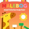 Malebog med klistermærker - Giraf