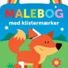 Malebog med klistermærker - Ræv