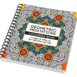 Malebog Mindfulness - Geometrisk, 64 sider