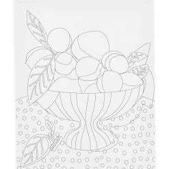 Malerlærred 24 x 30 cm - Frugtskål