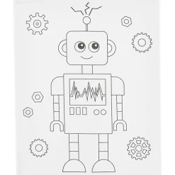 Malerlærred 24 x 30 cm - Robot