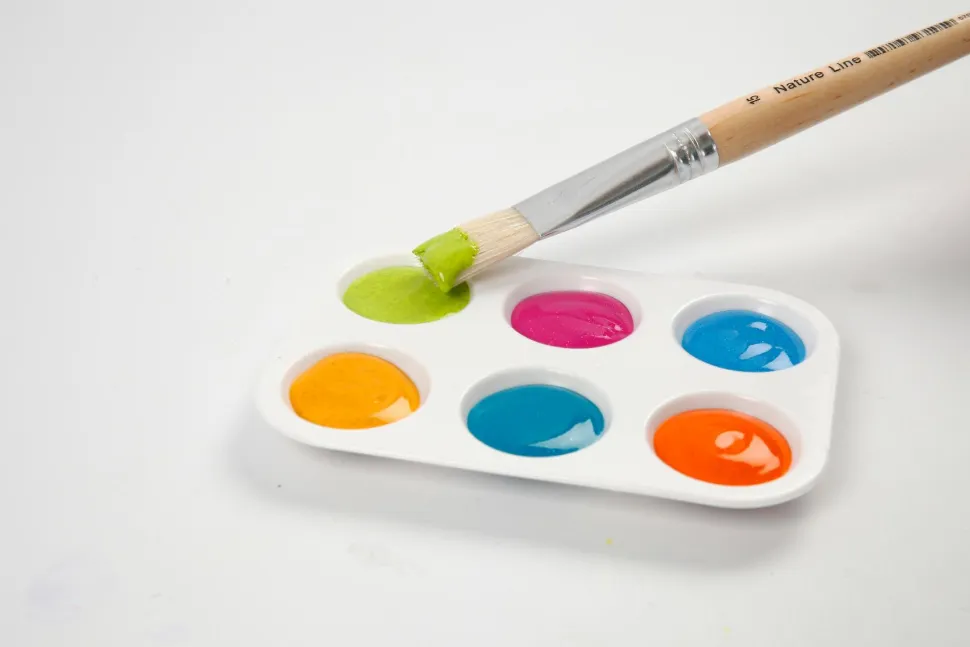 Malerpalette i plast