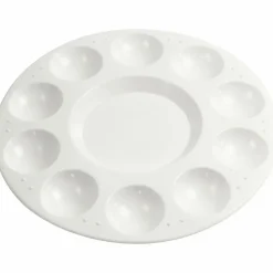 Malerpalette i plast - Ø 17 cm