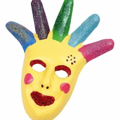 Masker i papmaché, 6 stk