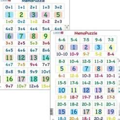 Memo Puslespil - Plus / Minus