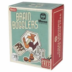 Mensa IQ puslespil - 3-i-1 Brain Bogglers