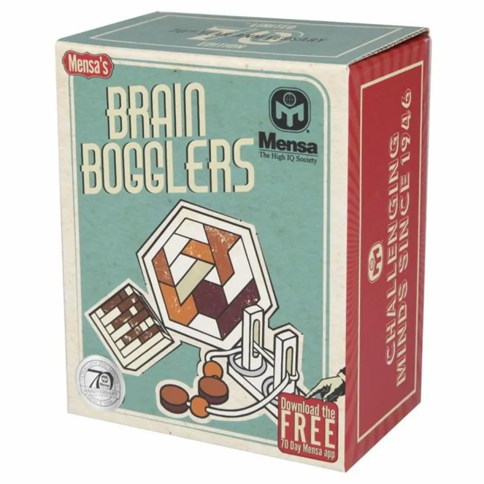 Mensa IQ puslespil - 3-i-1 Brain Bogglers