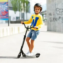 Micro cykelhjelm - Sort, 54-58 cm