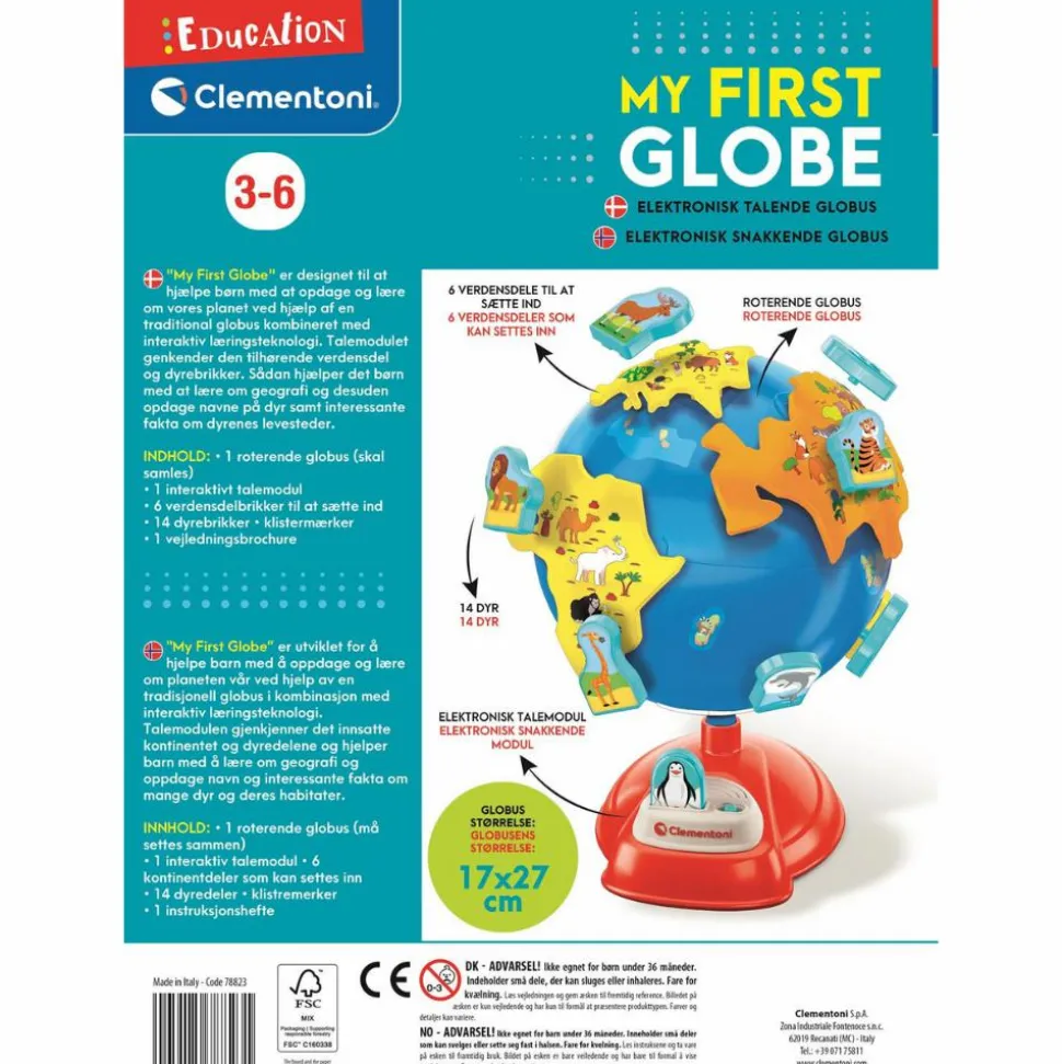 Min første elektroniske globus