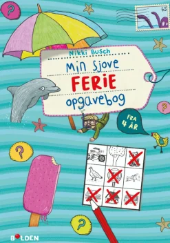 Min sjove ferie opgavebog - Fra 4 år