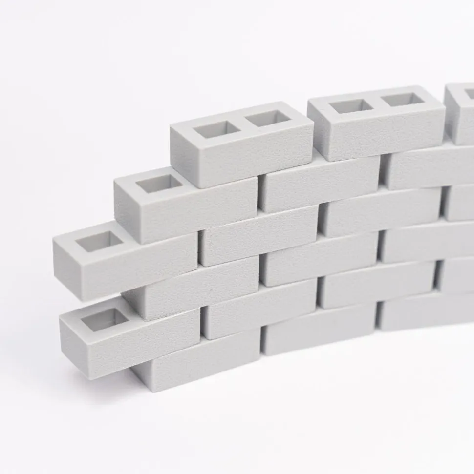 Mini "betonblokke" til sanseleg, 25 stk