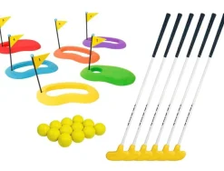 Minigolfsæt til 6 spillere (64 cm)