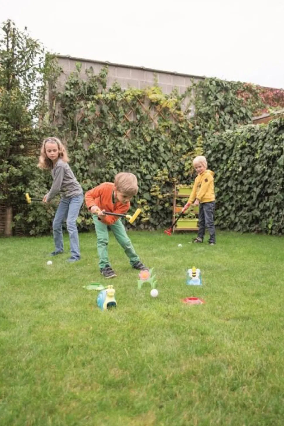 Minigolfsæt til haven
