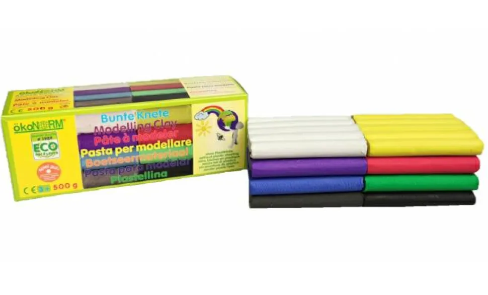Modellervoks 500 gr. - 8 farver.
