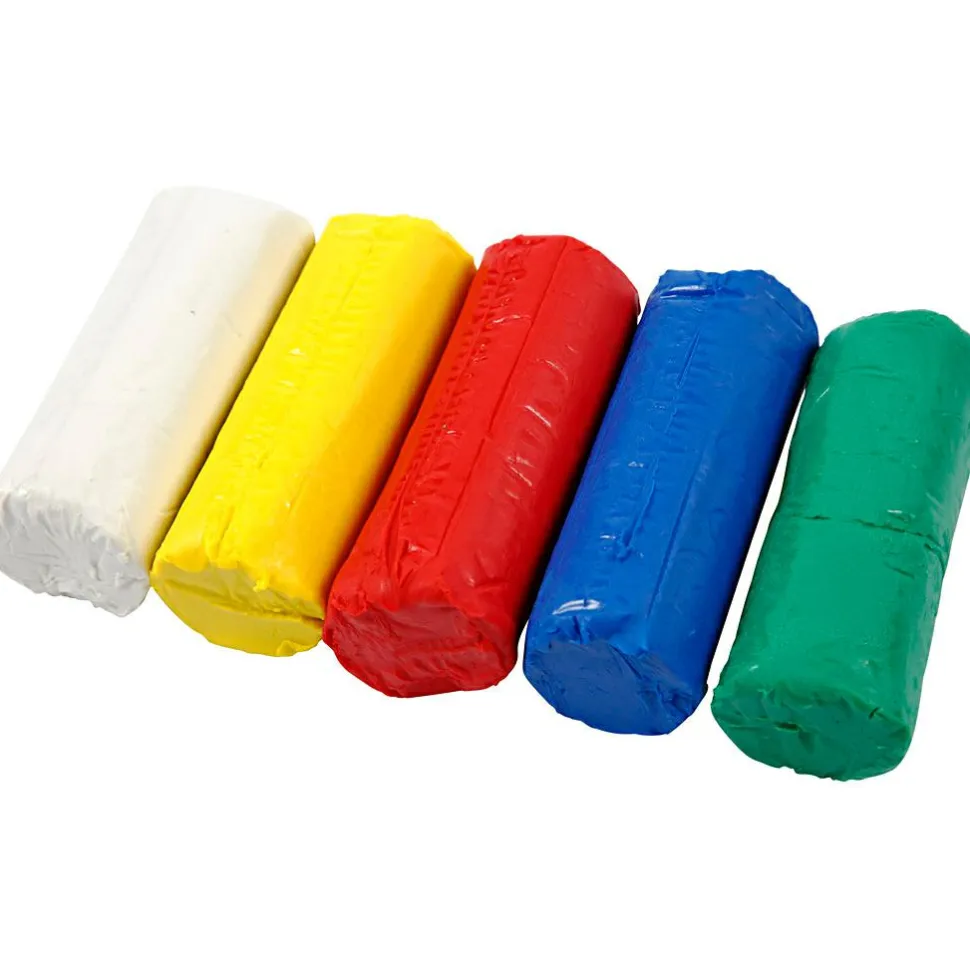 Modellervoks Soft Clay - Basisfarver, 400 gr.