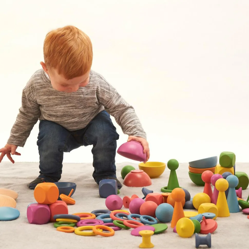 Montessori regnbue sæt, 84 dele