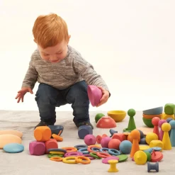 Montessori regnbue sæt, 84 dele
