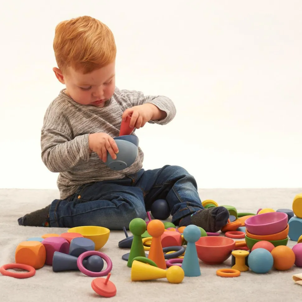Montessori regnbue sæt, 84 dele