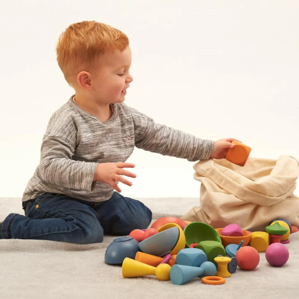 Montessori regnbue sæt, 84 dele