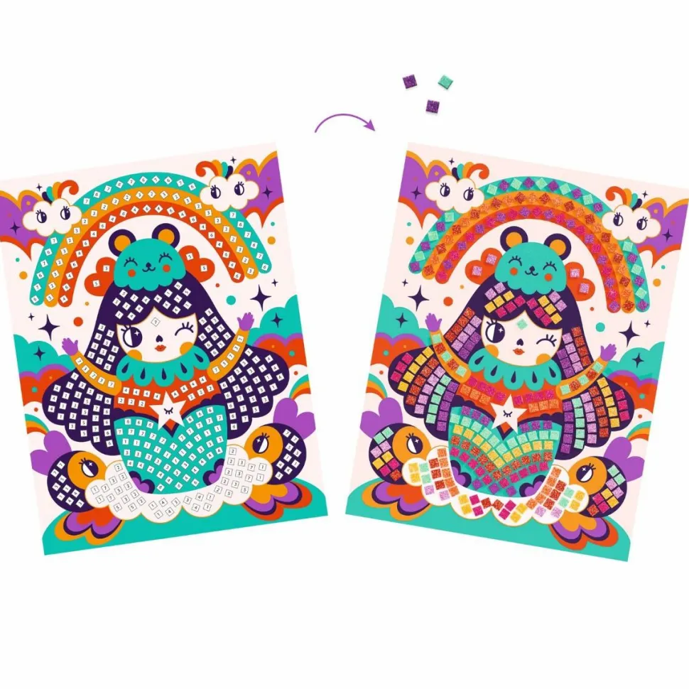 Mosaikleg - Kokeshi
