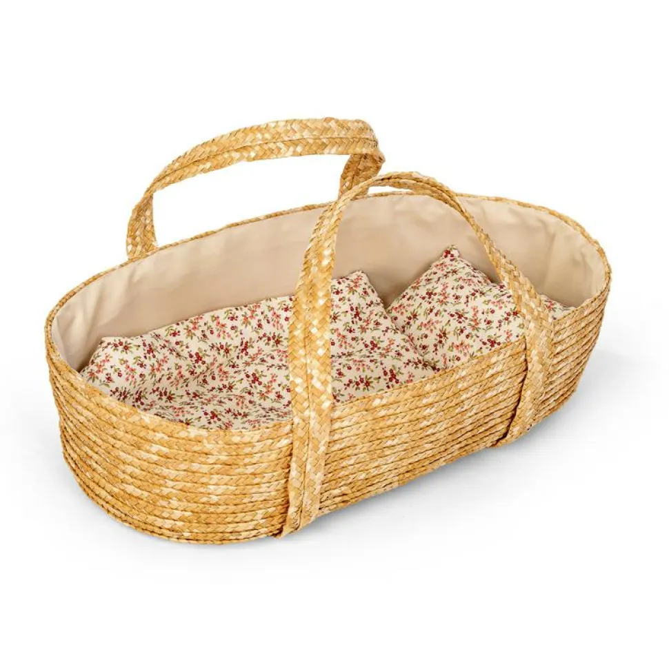 Moseskurv m. sengesæt - 50 cm.
