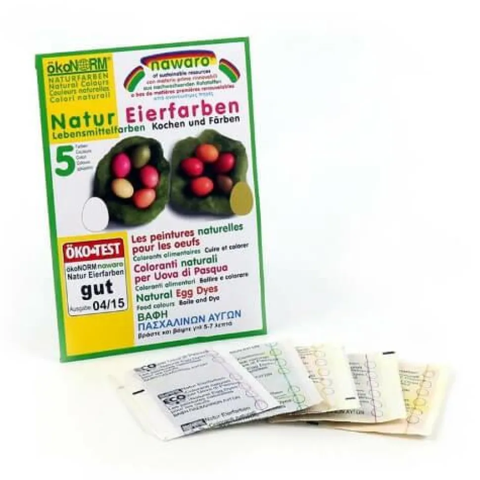 Naturlig farve til æg - 5 farver